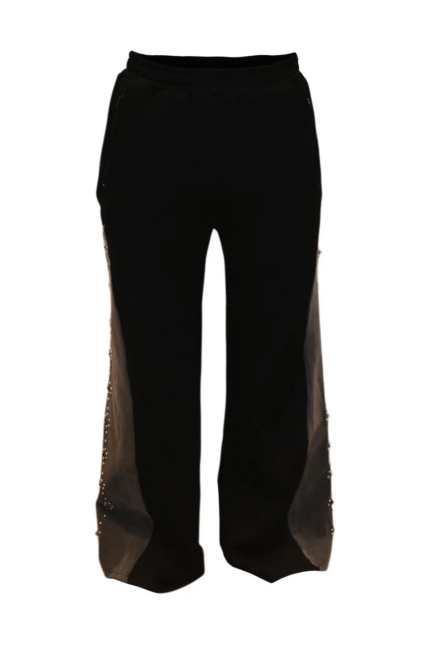 Matiere De Desirs STUDDED WORK SWEATPANTS